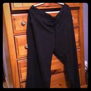 Drawstring waist casual pants
